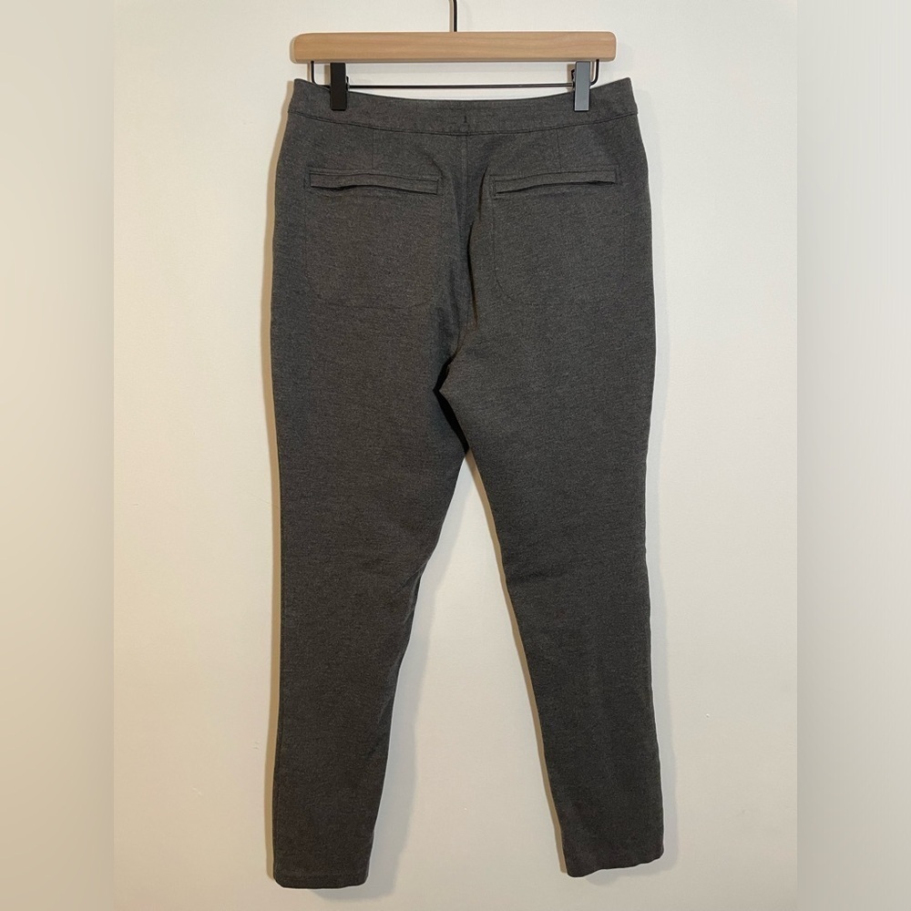 Title Nine Kate Pants Slim Women's Size 12 Gray Pointe Knit Drawstring Versatile - Picture 7 of 14